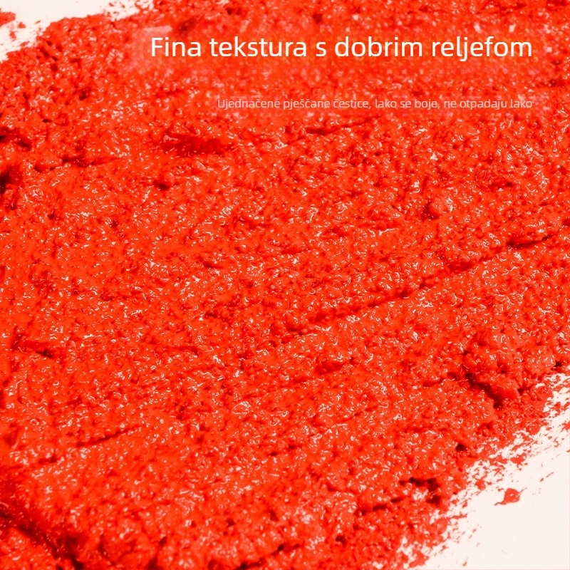Kvarcni pijesak: akrilna teksturna smjesa za slikanje, akrilni pigmenti, uljana slika, bijeli fini pijesak, trodimenzionalni efekt