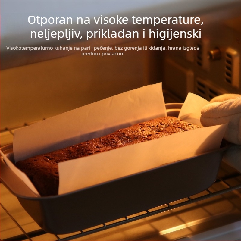 Pekarski papir sa silikonskim premazom za pećnicu i kuhanje u zraku, papir koji upija masnoću, aluminijska folija, podloga za tepsiju, prehrambeni papir, debeli