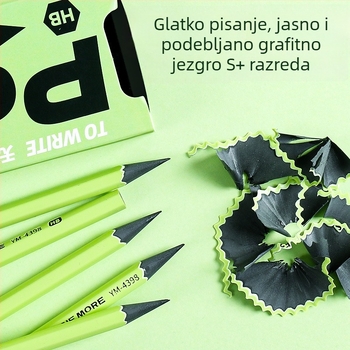 Moka Mali zeleni olovka za osnovnoškolce - HB grafitna olovka za ispravljanje držanja