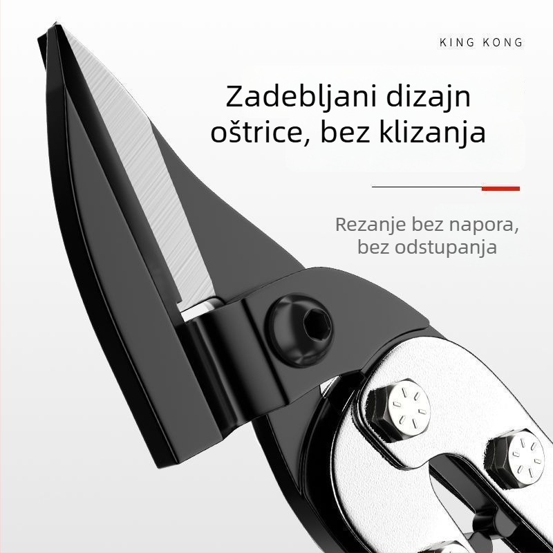 Višenamjenske škare za lim i avionske škare za metal – rezanje lima, stropne mreže i lagani čelični okvir
