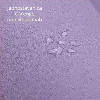 Joga prostirka od TPE za dvoje, izuzetno velika, debljina 8 mm, ekološki prihvatljiva, ublažava udarce i zvuk, jednobojna