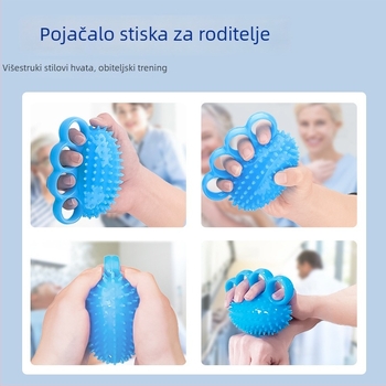 Silikonska lopta za jačanje hvatanja prstiju i ruke – vježbe za prste i ruku, relaksacija