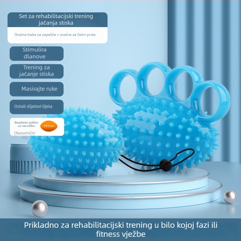 Silikonska lopta za jačanje hvatanja prstiju i ruke – vježbe za prste i ruku, relaksacija
