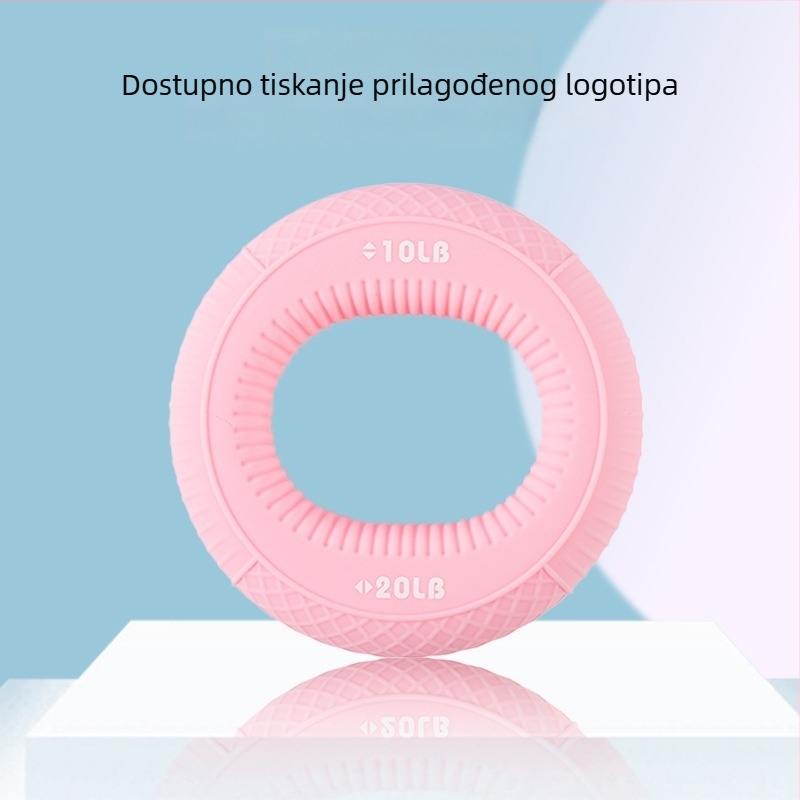 Silikonski prsten za hvatanje s dvostrukom jačinom za treniranje ruke i podlaktice, rehabilitaciju i fleksibilnost