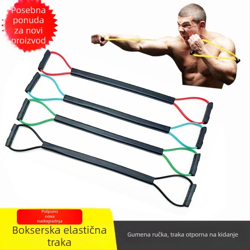 Latex elastični pojas za brzinski trening boksa i Sande — otpornost užad za udarce i pokrete kopanja, oprema za borilački trening