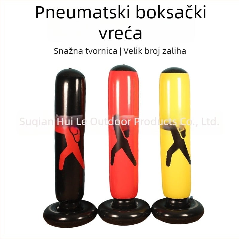 Dječji nafukljivi boksački stup, dječja boksačka vreća, uspravna boksačka vreća za trening odraslih, fitness trening, interakcija roditelj-dijete