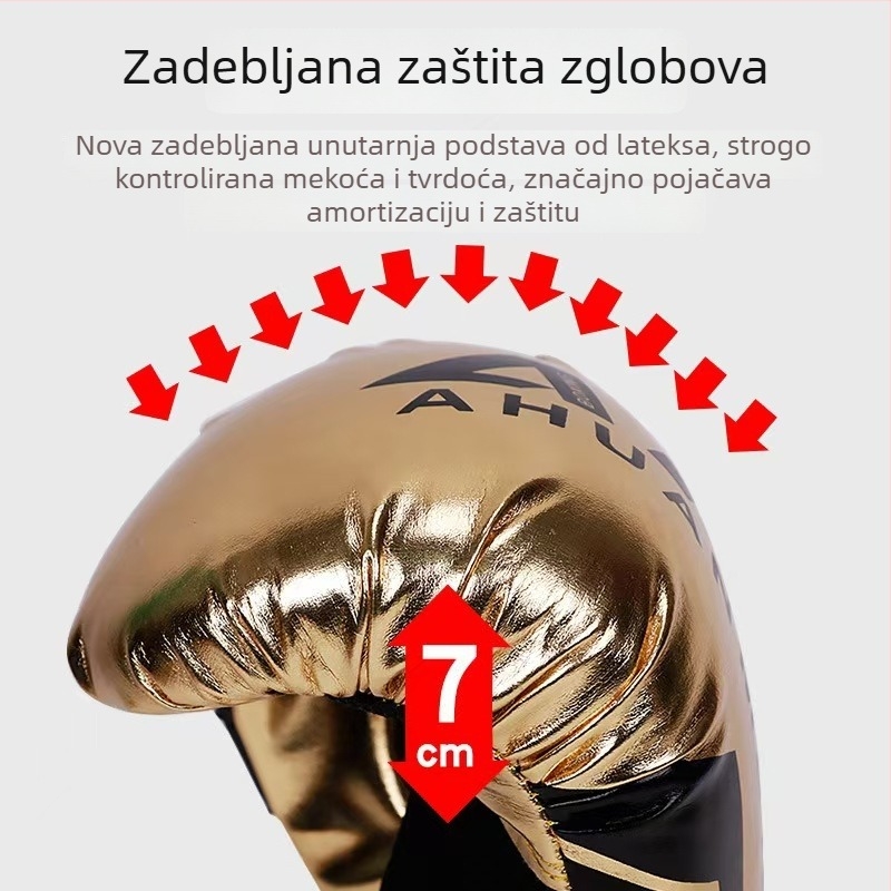 Rukavice za trening boksa s prilagođenim logom, pojačanim podlogama za sanda i borbene treninge