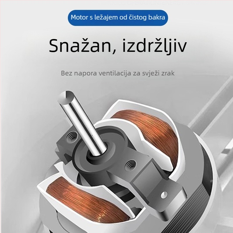 Tiši kupaonski ventilator, prozorski tip, izlaz u obliku gljive, zidni, vodootporan