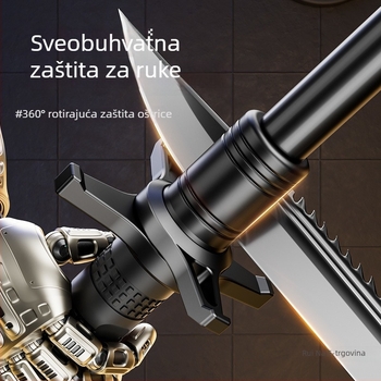 Teleskopska palica za automobil, legalno sredstvo za samoodbranu, trosegmentna prijenosna planinarska štapa