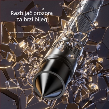 Teleskopska palica za automobil, legalno sredstvo za samoodbranu, trosegmentna prijenosna planinarska štapa