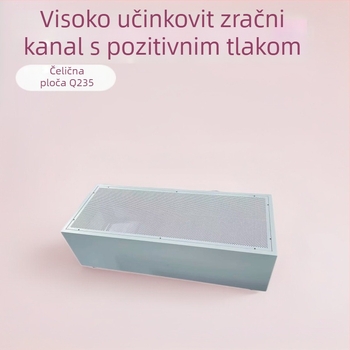 Difuzor plafona s laminarnim protokom zraka, ploča od čelične ploče, perforirani difuzor od nehrđajućeg čelika i aluminijskog legura, premazan sprejom