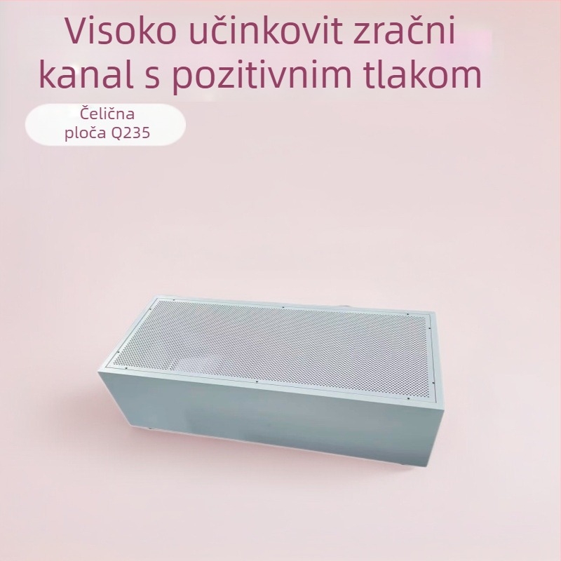 Difuzor plafona s laminarnim protokom zraka, ploča od čelične ploče, perforirani difuzor od nehrđajućeg čelika i aluminijskog legura, premazan sprejom