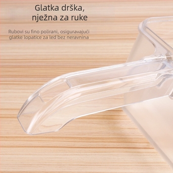 Plastična kašičica PS za led, rižu, brašno, suho voće, zrna kave i listove čaja