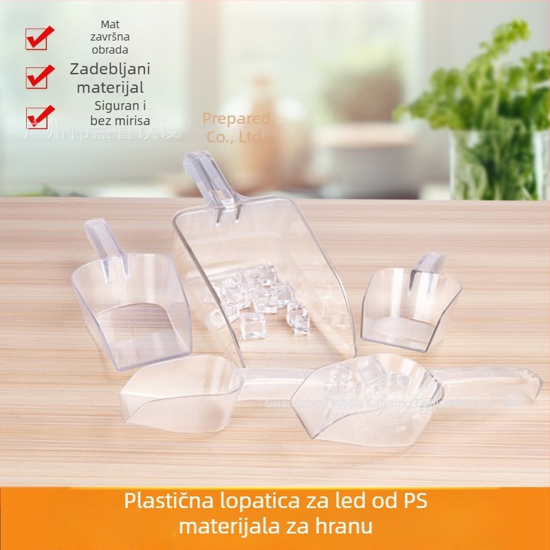 Plastična kašičica PS za led, rižu, brašno, suho voće, zrna kave i listove čaja