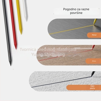 Nova vrhunska drvorezbarska olovka za duboke rupe – set bojom staklenih jezgrenih srži, vrh 1,0 mm, zamjena 2,8 mm, četvrta generacija jezgre pera za označivanje
