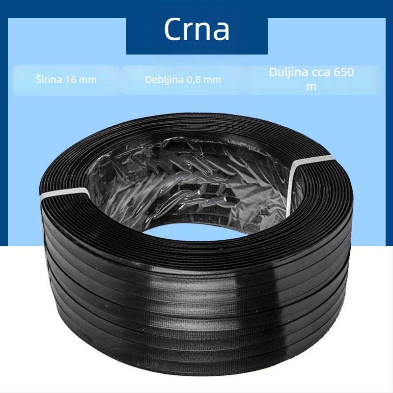 Nylon tkanina traka za pakiranje, 650 m po rolni, 10 kg po rolni, napetost rastezanja 246 kg, više boja