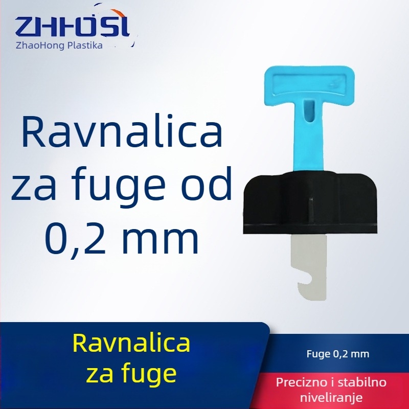 0,2 mm ponovo upotrebljivi okretni nivelator šavova