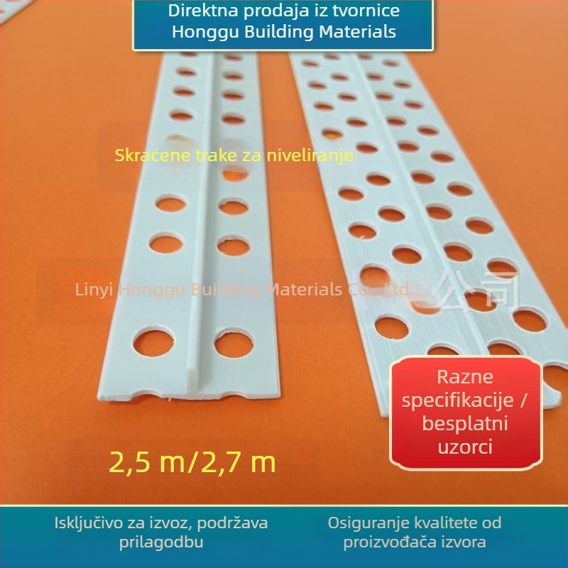 Plastične nivelirajuće trake za zidove i podove – niveliranje, popunjavanje spojeva i struganje žbuke