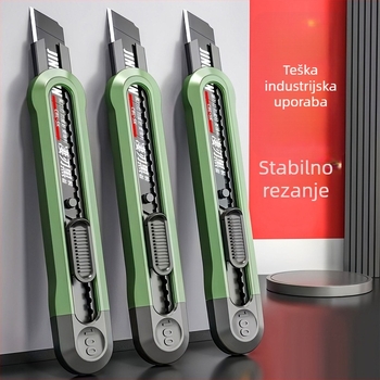 Teški višenamjenski nož za tapete, industrijski karbonski čelični nož, rezanje papira i veliki otvarač kutija