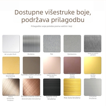Okvir vrata lifta od nehrđajućeg čelika 304, dekorativni rubni okvir