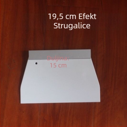 Plastična špatula za rižine rezance, ekstra velika, debela, trapezni oblik