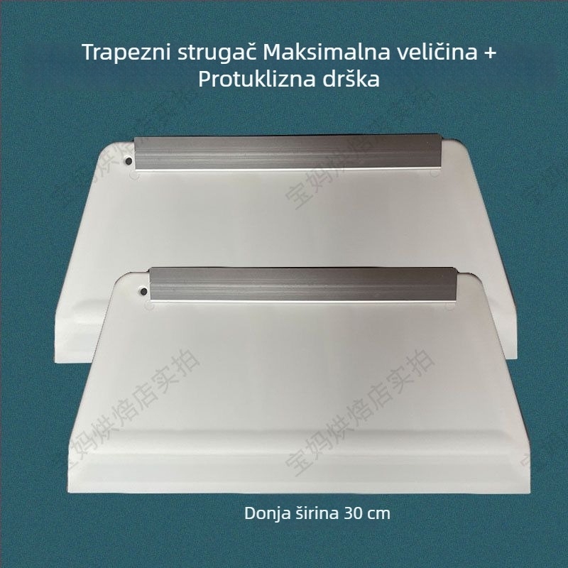 Plastična špatula za rižine rezance, ekstra velika, debela, trapezni oblik