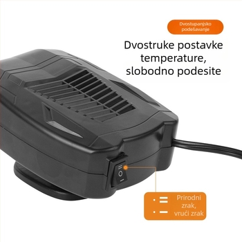 Automobilski grijač 12V/24V s grijanjem i hlađenjem, odmrzavanje i demist, brzo zagrijavanje