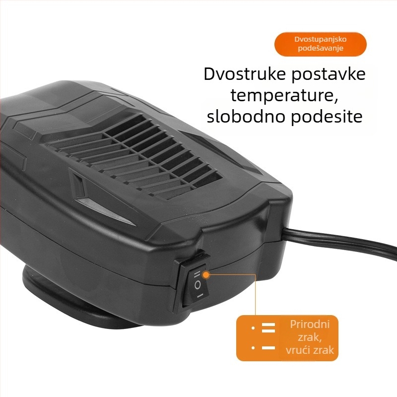 Automobilski grijač 12V/24V s grijanjem i hlađenjem, odmrzavanje i demist, brzo zagrijavanje