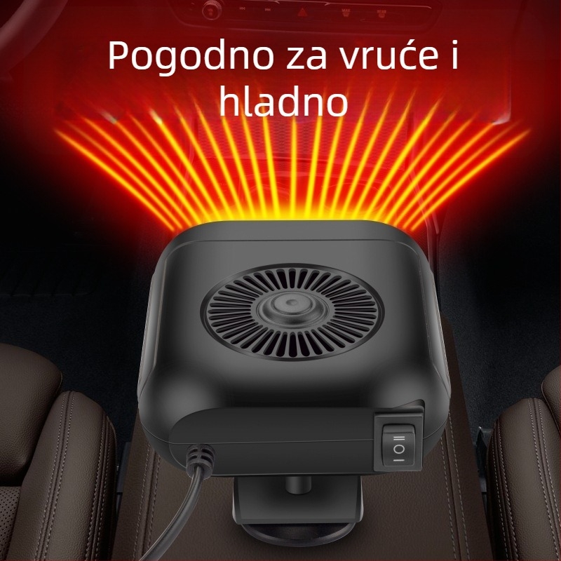 Prijenosni automobilski grijač 12V/24V s funkcijom odmrzavanja NO-020