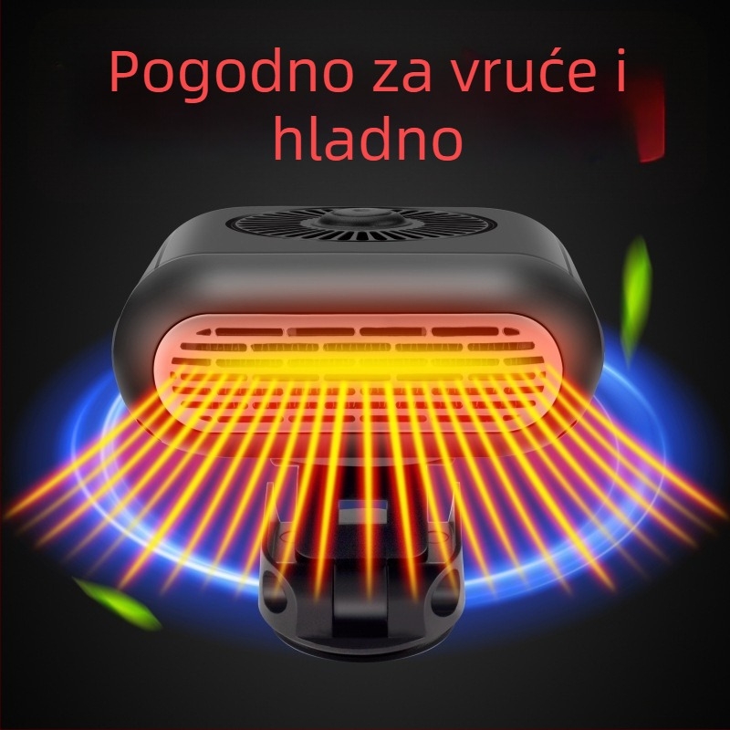 Prijenosni automobilski grijač 12V/24V s funkcijom odmrzavanja NO-020
