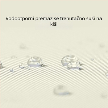 Inverzivni kišobran s 10 rebara, 3-dijelni dizajn, UV zaštita, prilagođeno printanje logotipa, obojena drška