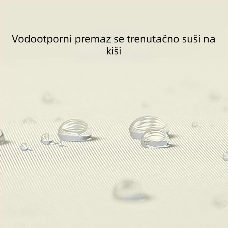 Inverzivni kišobran s 10 rebara, 3-dijelni dizajn, UV zaštita, prilagođeno printanje logotipa, obojena drška