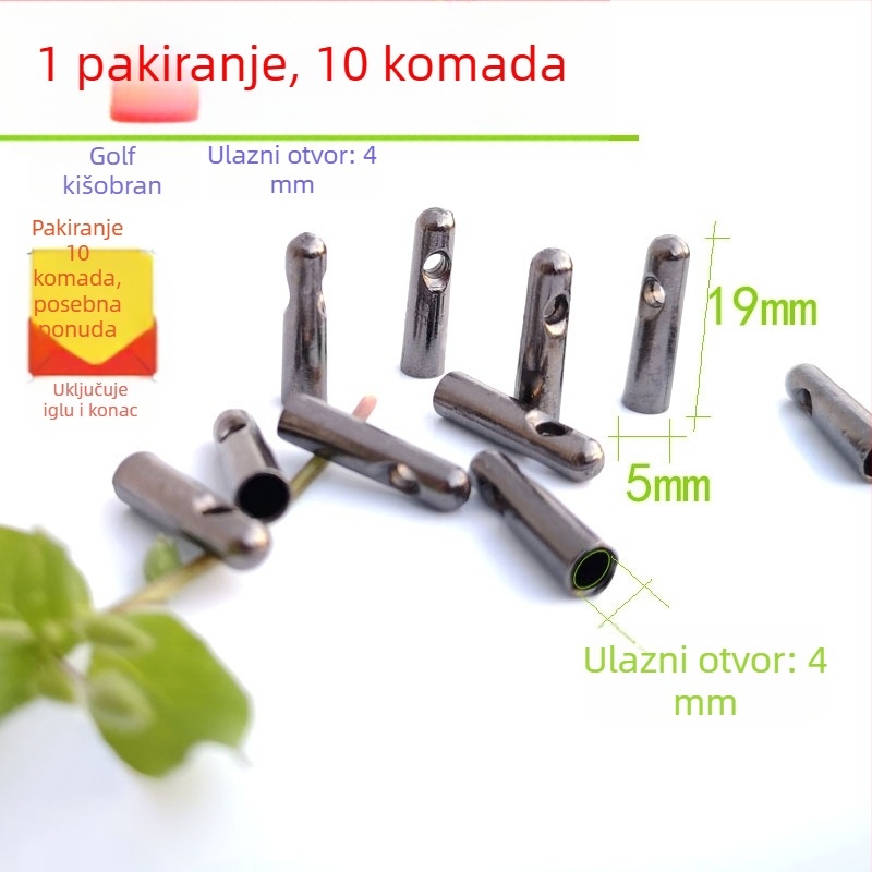 Perle za kišobran promjera 3-4 mm za kišobran s dugom drškom – perle rep kišobran i dijelovi vrha kišobrana