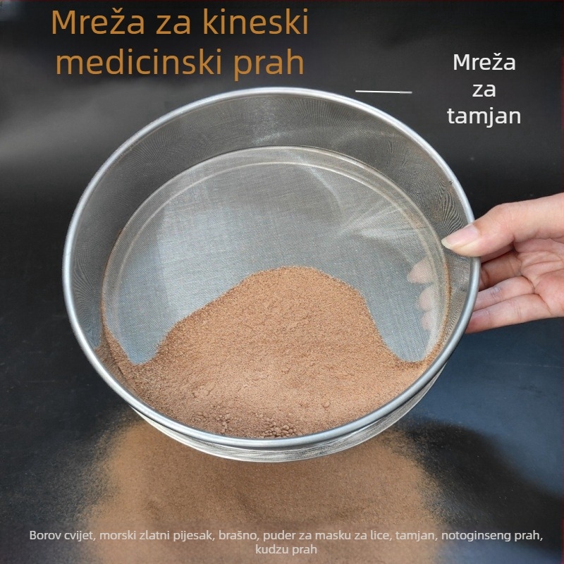 Nehrđajući čelično sito za prah i brašno, ultrafina mreža za prah Panax notoginseng