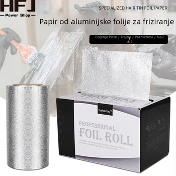 Gusta aluminijska folija za manikuru i frizerske salone – folija za uklanjanje laka i izbjeljivanje kose