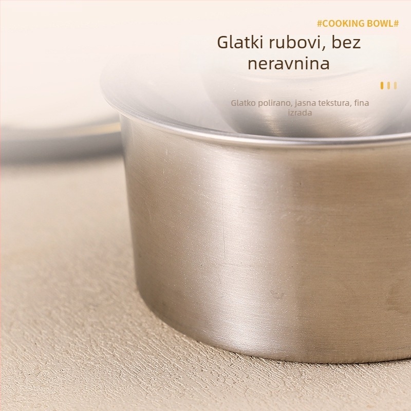 Alat od nehrđajućeg čelika za ručno oblikovanje tijesta za knedle, kružni kućni kalup za knedle
