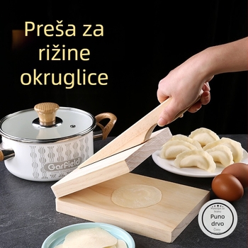 Domaća presa za tijesto za knedle – alat za oblikovanje debelih korica i kalup za knedle