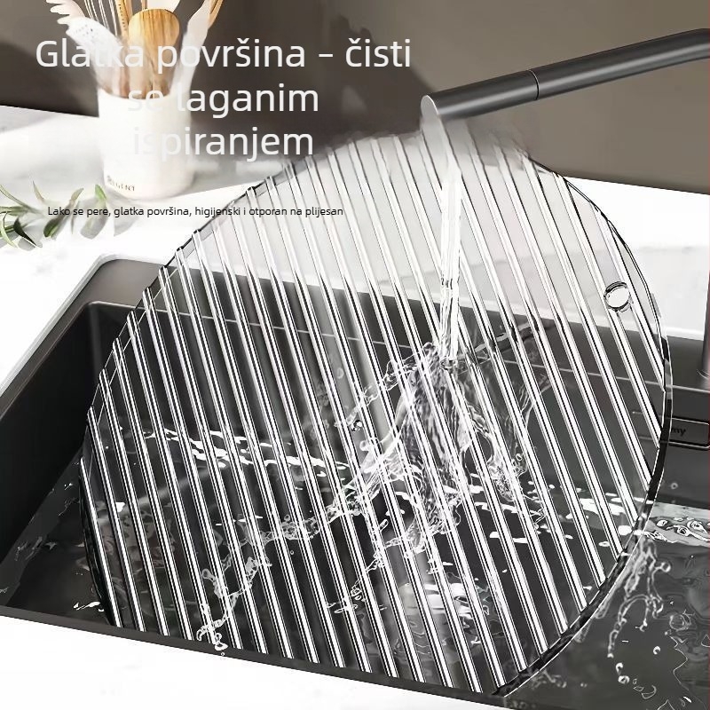 Kružna nelepiva posuda za knedle s poklopcem, za kućnu kuhinju