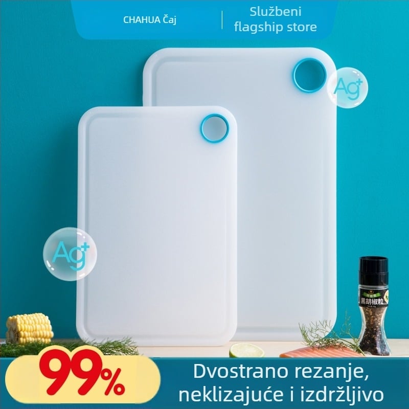 Camellia antibakterijska daska za rezanje - kuhinjska plastična daska za rezanje voća i povrća, debela, otporna na plijesan