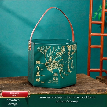 Zongzi darovna kutija za Festival dragonjih brodova, prijenosna ambalaža