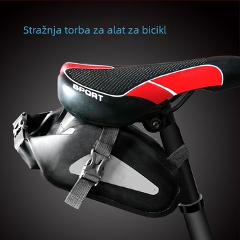 PVC torba za bicikl, 4L, vodootporna, otporna na habanje, s reflektirajućim elementima