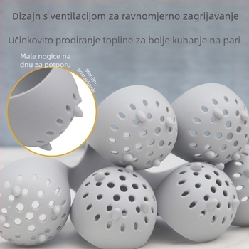 Silikonska posuda za kuhana jaja, kuhinjski gadget, razne boje