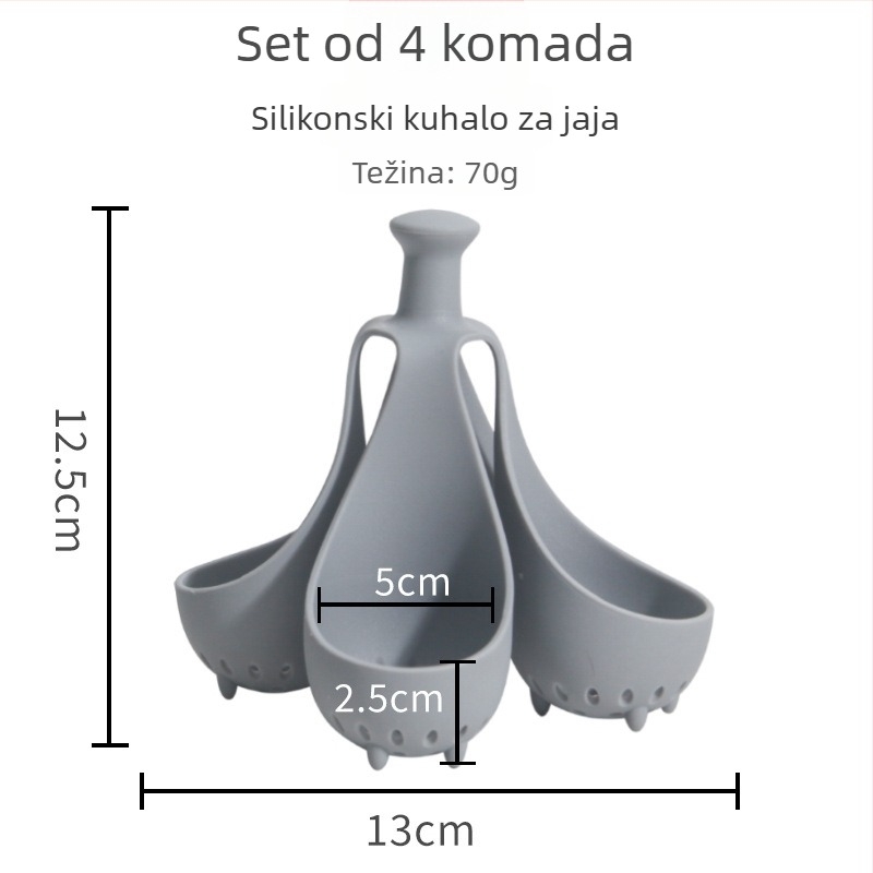 Silikonska posuda za kuhana jaja, kuhinjski gadget, razne boje