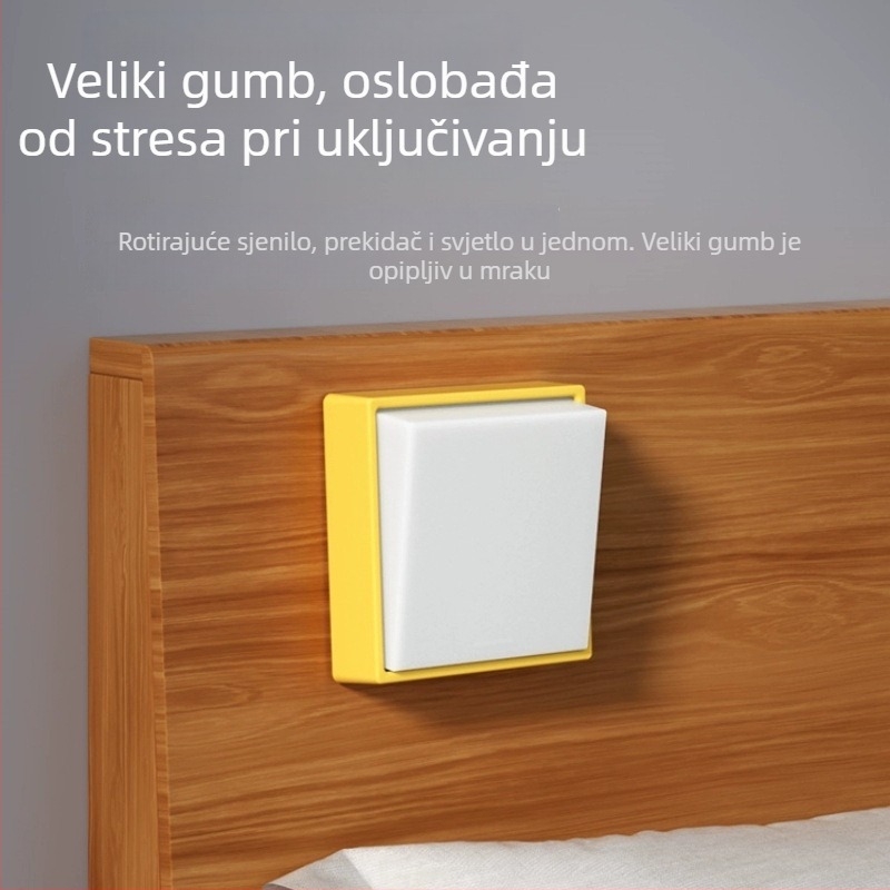 USB punjiva stolna noćna lampica s neprekidnim podešavanjem jačine, zaštita očiju, magnetsko pričvršćivanje i timer za noćni ormarić