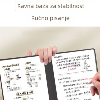 Prijenosni bilježnica s bijelom pločom, izbrisivom površinom, za sastanke i crtanje, formati A5/A4
