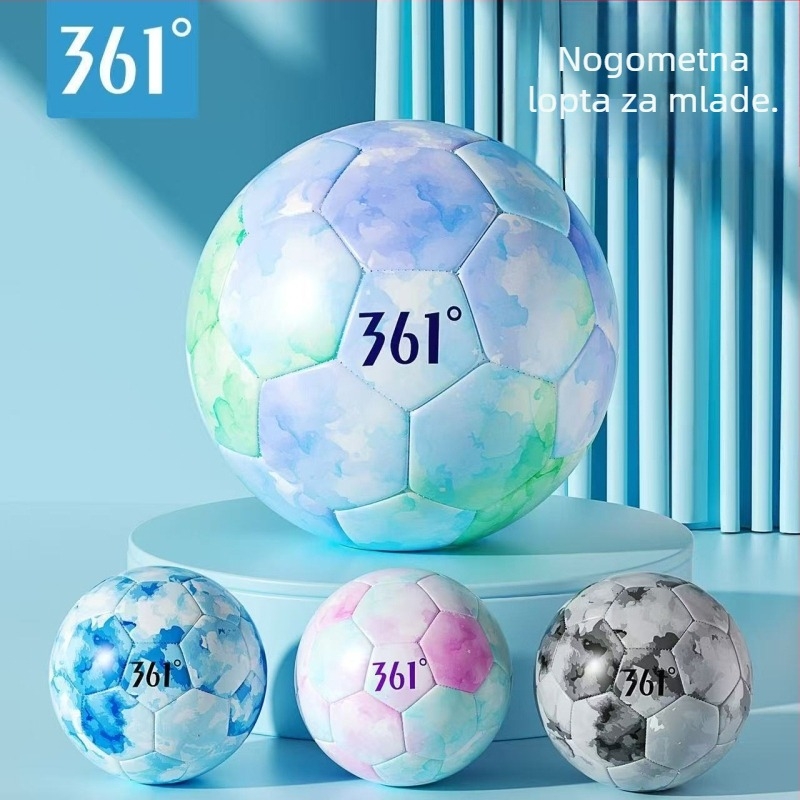 361° Profesionalna nogometna lopta za učenike osnovnih i srednjih škola, veličina 5, standard za školska natjecanja u nogometu, treninzi i ispite za upis, izdržljiva i otporna na udarce, originalni proizvod