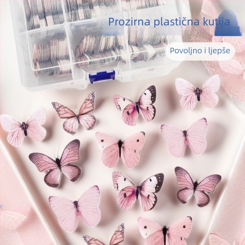 Ružičasti lepljivi rižin papir za pečenje i ukrašavanje deserata, prehrambeni wafer papir za DIY posluživanje u hotelima
