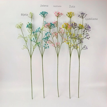 Realističan umjetni buket gypsophile za vjenčanja, visine 60 cm