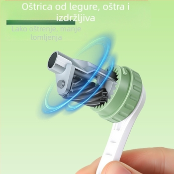 Capybara oštrač olovaka za djecu, ručni okretni mehanizam, crtani dizajn