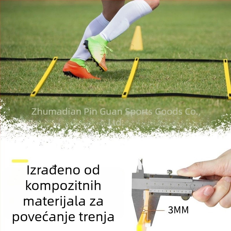 Ljestve agilnosti 42×0,3 cm za nogomet, oprema za trening, trening eksplozivne snage